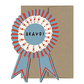 gestanzte Klappkarte als Orden für besondere Leistungen