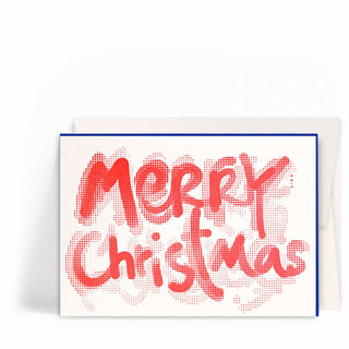 Werkstatt Höflich Letterpress Gestalten Postkarte Grußkarte Heidelberger Tiegel Weihnachten Weihnachtskarte