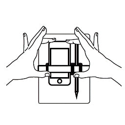 nuuna - Anti-handbag Organizerband L blau