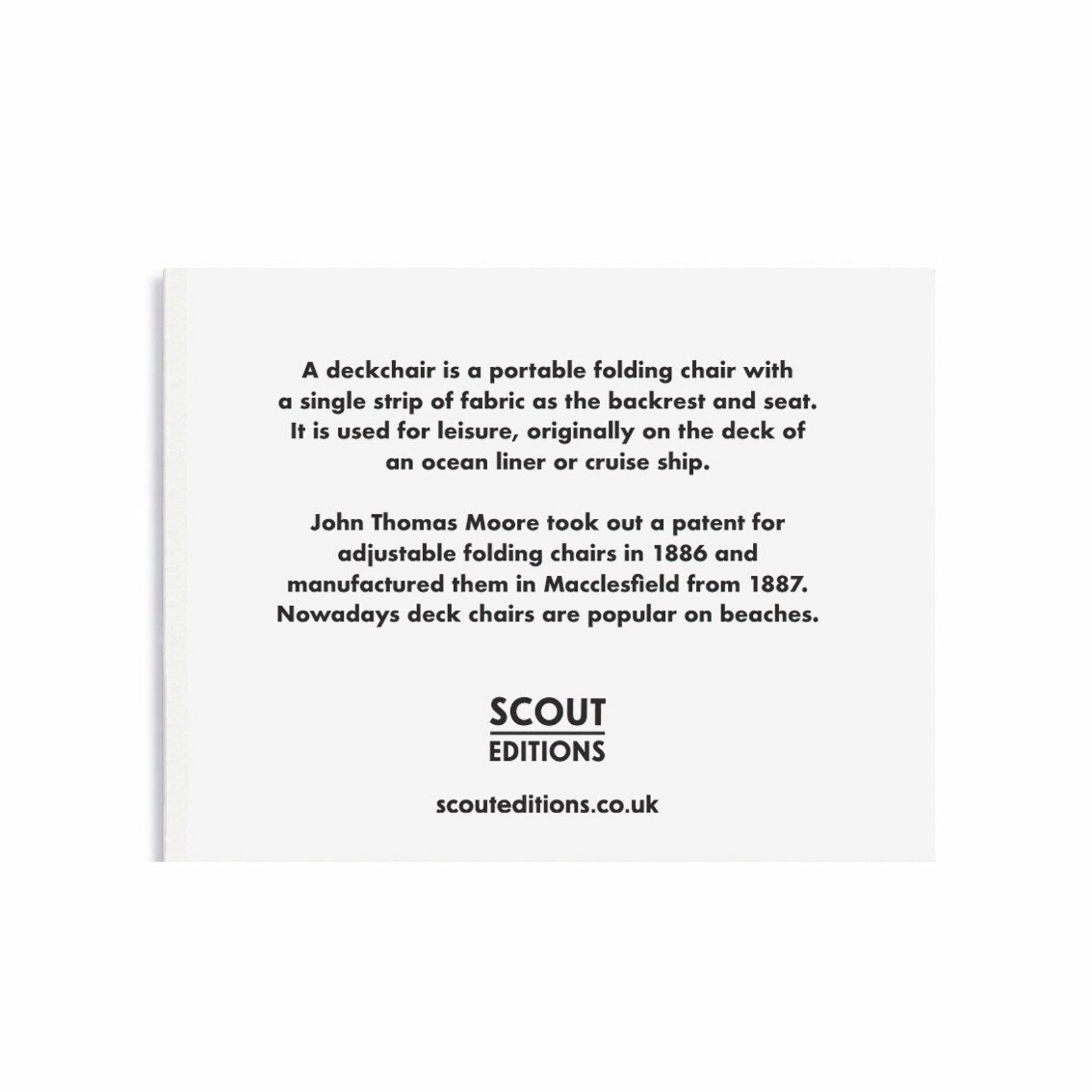 Scout Editions Klappkarte Karte Grußkarte FSC-Papier Sojatinte nachhaltig Liegestühle