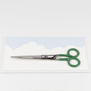 Penco Schere aus Edelstahl mit gummierten Griffen grün greenGmund Wolken Karte