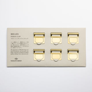 Traveler's Company Brass Index Clips