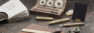 Schreibgeräte von Kaweco gibt es auch in Messing. Sie erhalten im Lauf der Zeit eine individuelle Patina.