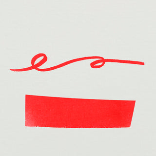 Farbmuster der Tinte rouge caroubier
