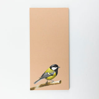 30x40 Schreibblock Block Notizblock Einkaufsliste Notepad aus recyceltem Papier Vogel