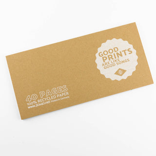 30x40 Schreibblock Block Notizblock Einkaufsliste Notepad aus recyceltem Papier Ringelblume