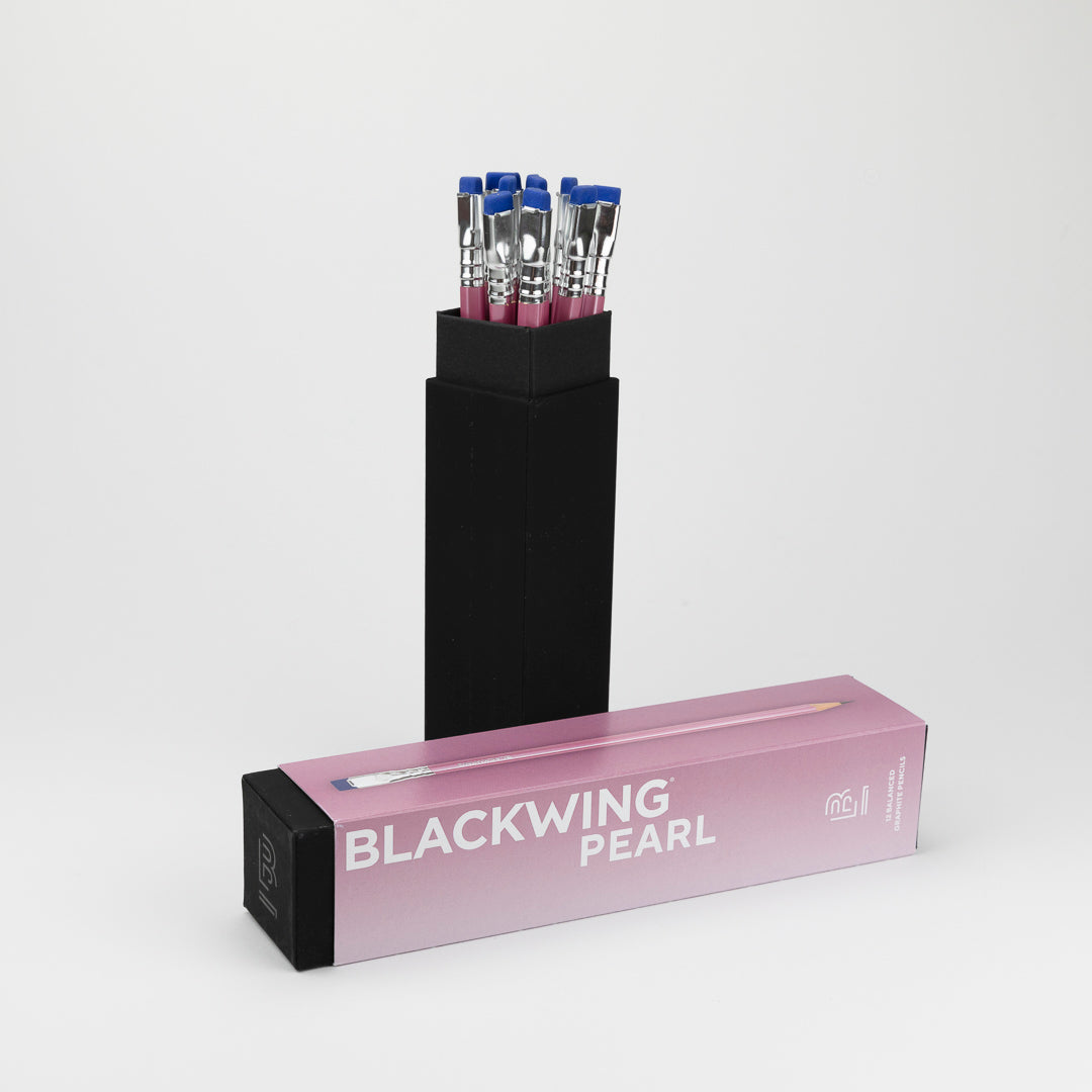 Blackwing Bleistifte "pearl" mittelhart pink rosa Bleistift Graphitmine Zedernholz
