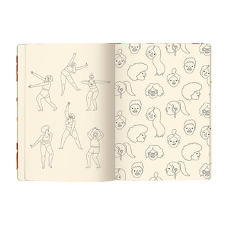 Caran D'Ache A5 Malbuch Nina Cosford