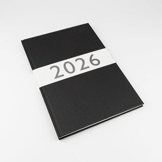 Carta Pura Kalender 2026 - 16 x 24 cm, schwarz