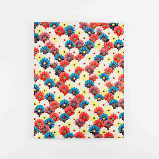 Notizbuch oder Skizzenbuch mit japanischem Chiyogami-Papier kaschiert