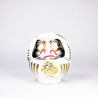 Daruma 12 cm - weiß