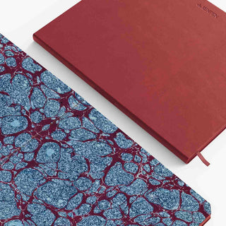 de Kempen Notizbuch blanko 11 x 16 cm - amarone / dunkelrot