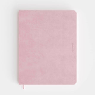 Notizbuch mit Kunstledereinband rosé