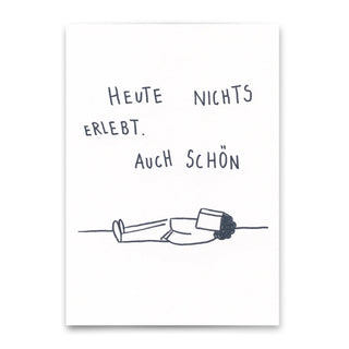 Postkarte - ist auch gut, wenn man mal nichts erlebt