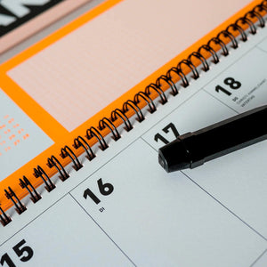 FOX & POET Tischkalender 2024 Kalender Planer Tischplaner Kalendarium