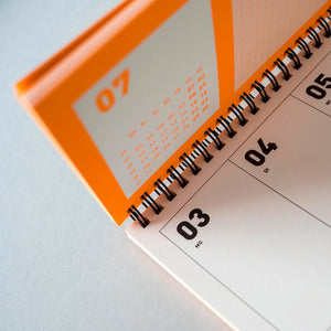 FOX & POET Tischkalender 2024 Kalender Planer Tischplaner Kalendarium