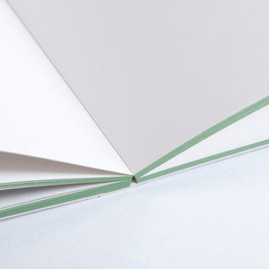 Gmund Büttenfabrik Büttenpapier Color edge Color blocking Notizblock 039777 Salbei grün