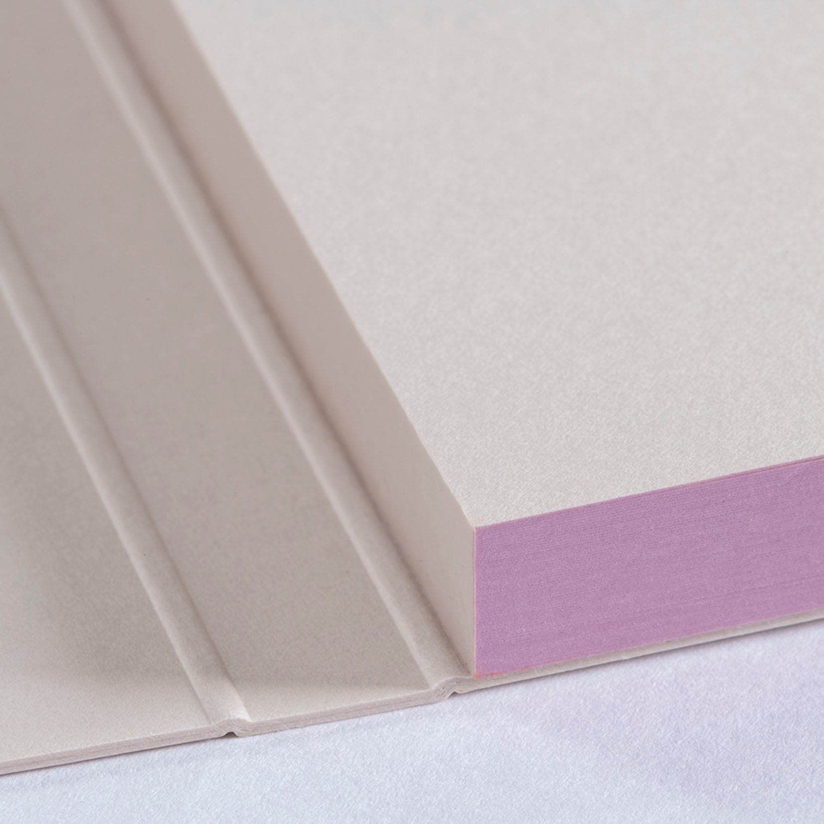 Gmund Büttenfabrik Büttenpapier Color edge Color blocking Notizblock 039760 lavendel lila