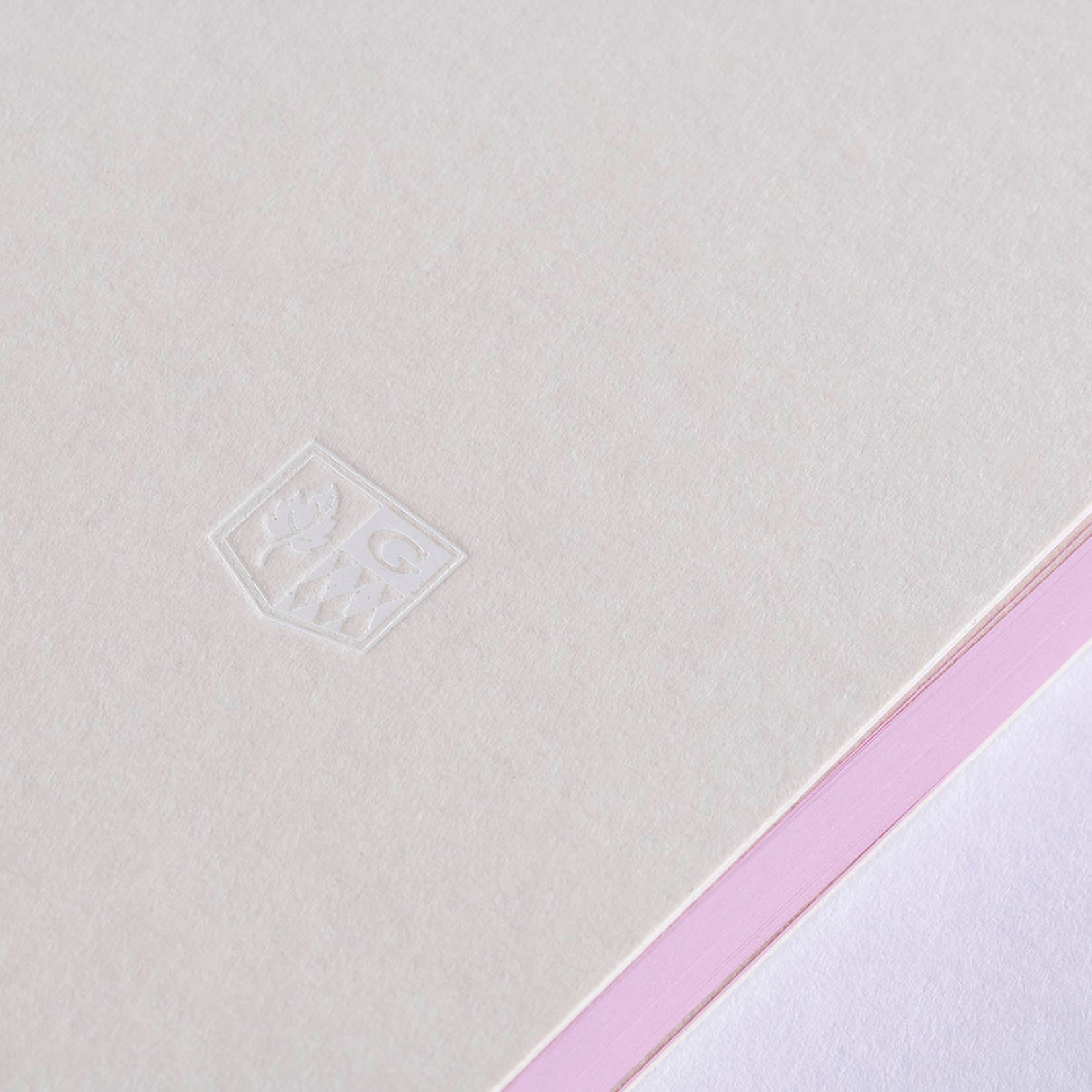 Gmund Büttenfabrik Büttenpapier Color edge Color blocking Notizblock 039760 lavendel lila