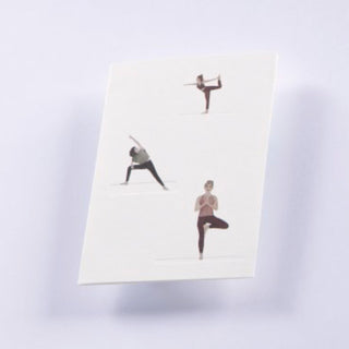 Karte mit Yogahaltungen aus Gmund am Tegernsee