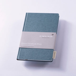 Notizbuch mit Punktraster und flexiblem Cover in Jeansoptik