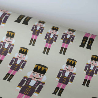 Haferkorn & Sauerbrey Geschenkpapier aus Berlin Feinstpapier Offsetdruck Nussknacker Nutcracker Weihnachten