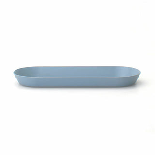 Hightide Japan Metall Oval Tray Ablage Organizer Utensilo Aufbewahrung Ordnung Ordner hellblau babyblau