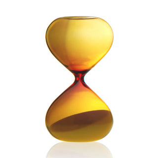 Hour Glass aus bernsteinfarbenem Glas