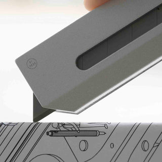HMM Utility Knife Aluminium roh