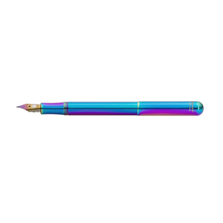 Die changierenden Oberfläche ist bei jedem Exemplar des Kaweco Kolibri anders, jedes Stück ein Unikat.