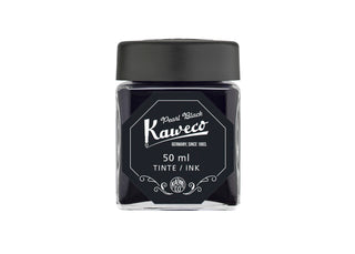 Schwarze Tinte im Glas mit hoher Deckkraft zum Zeichnen und Schreiben