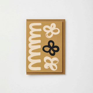 Kinshipped Klappkarte Blumen