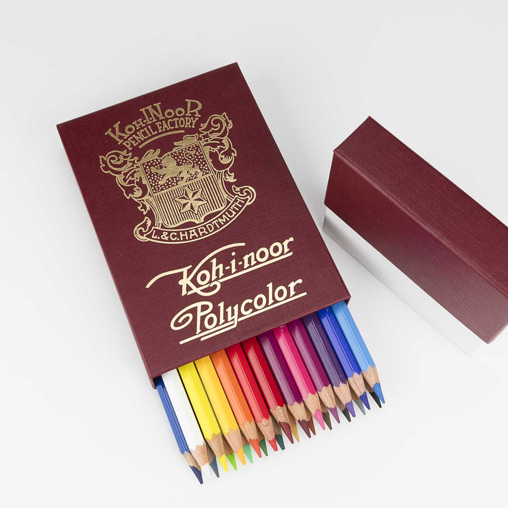 Koh-I-Noor Polycolor Künstlerfarbstifte 24er Set Buntstifte Farbstifte Malstifte Retro Design