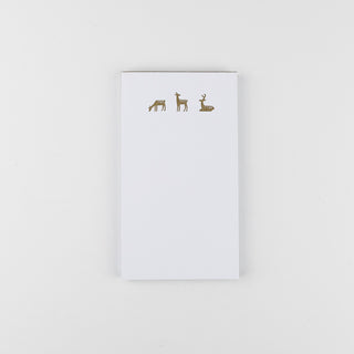 Kleiner Notibzlock mit goldenen Rehen