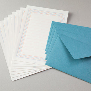 Set Briefpapier und Kuverts