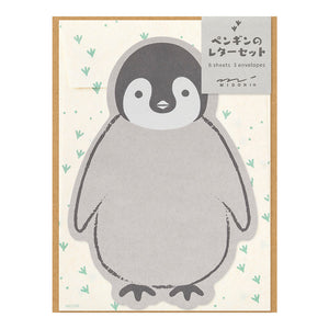 Midori Index Clips Chiratto silber Register Registerclips Bullet Journal Struktur RegisterbuchMidori Briefpapier Briefset Pinguin Letter Set Die-Cut Penguin Notecard Briefpapier Briefumschlag