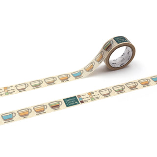 Washi Tape mit Kaffezubereitungen