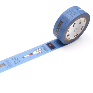 mt masking tape japanisches washi tape Reispapier rocket ex Rakete Raumfahrt Weltall Astronaut