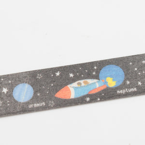 Motive aus dem Weltall auf japanischem Papierklebeband