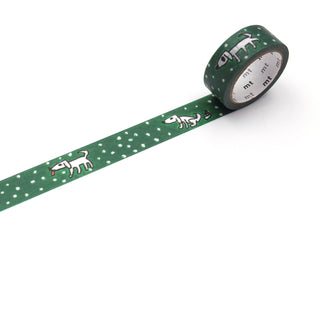 Papierklebeband aus Japan mit lustigen Hunden