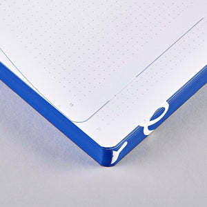 nuuna Graphic L Notizbuch Notebook Notizheft brandbook silver lining blau silber