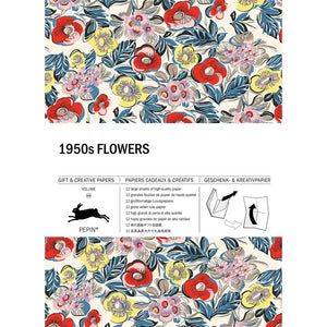Pepin Press Geschenkpapierbuch 1950s Flowers
