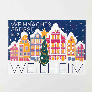 paletti Postkarte Weilheim - Weihnachten