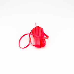 Geschenkband Satin 6 mm neon rot