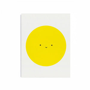 Scout Editions Klappkarte Karte Grußkarte FSC-Papier Sojatinte nachhaltig Sonne