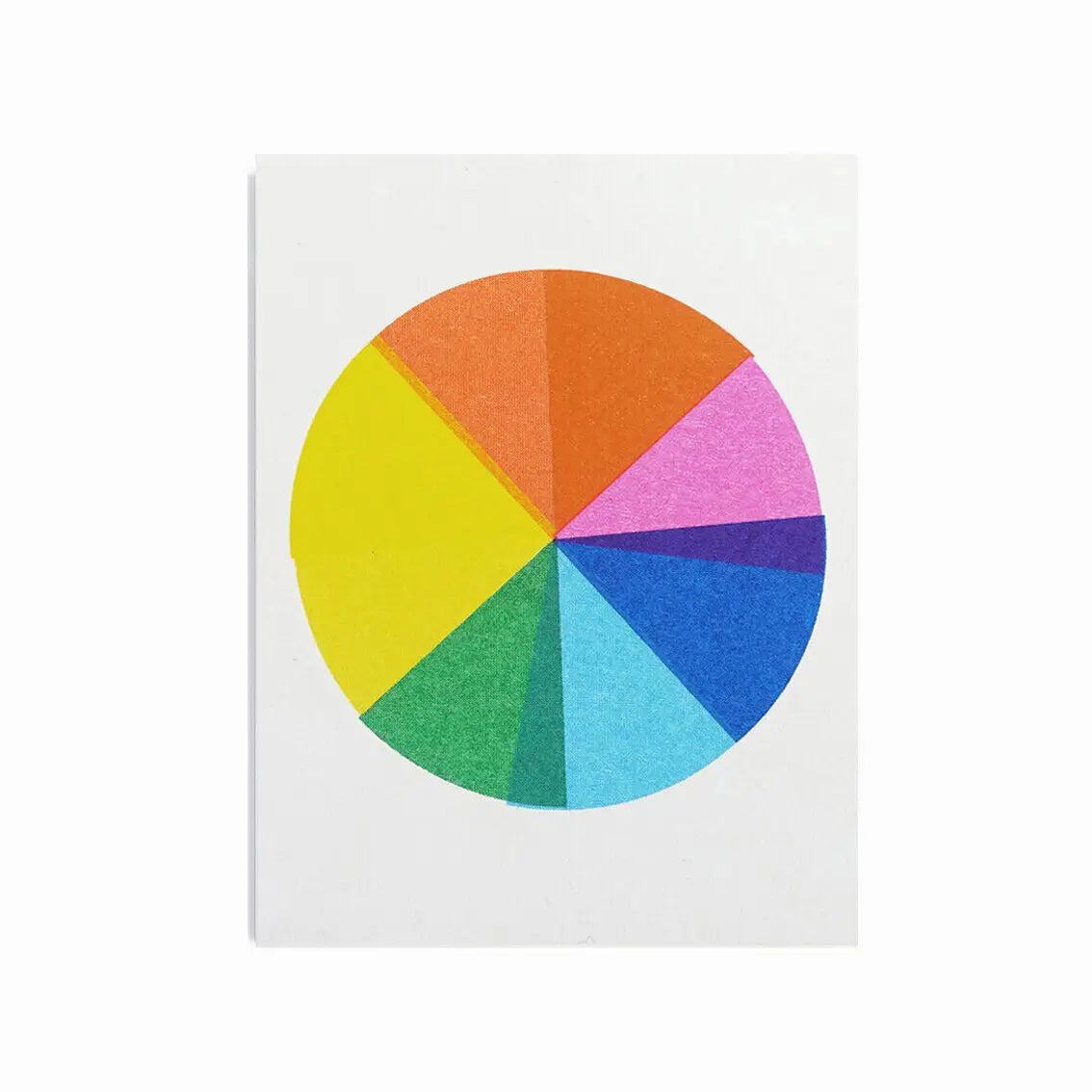 Scout Editions Klappkarte Karte Grußkarte FSC-Papier Sojatinte nachhaltig Farbkreis Color Wheel