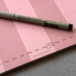 Yearcalendar Wochenplaner undatiert