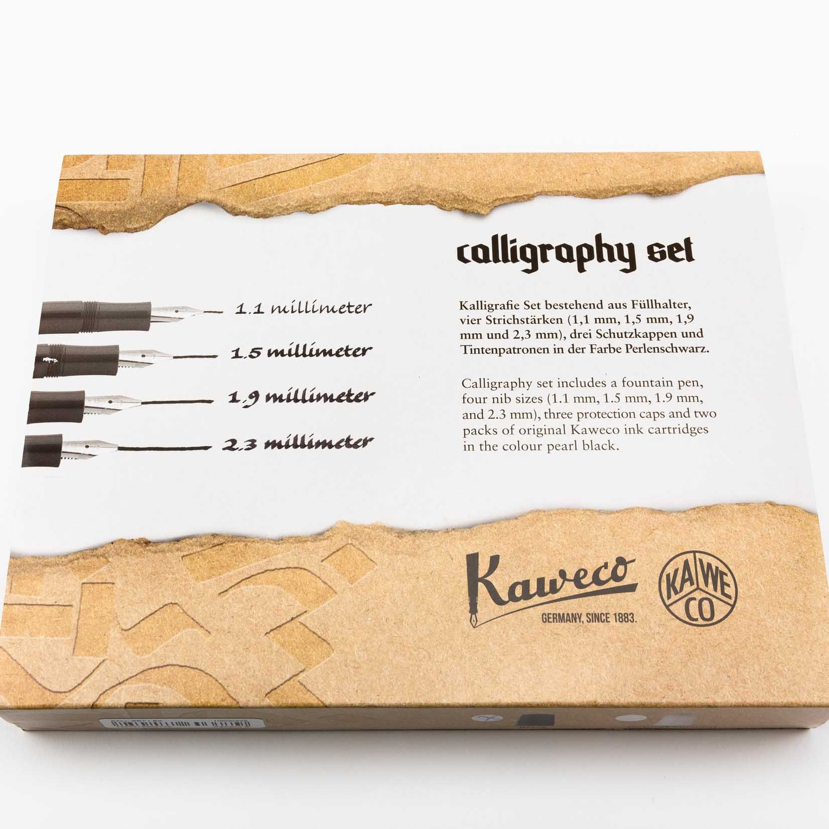 Kaweco Kalligrafie Set mit 4 Federn