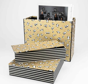 oh papier Rechteckige Box "Pandas"