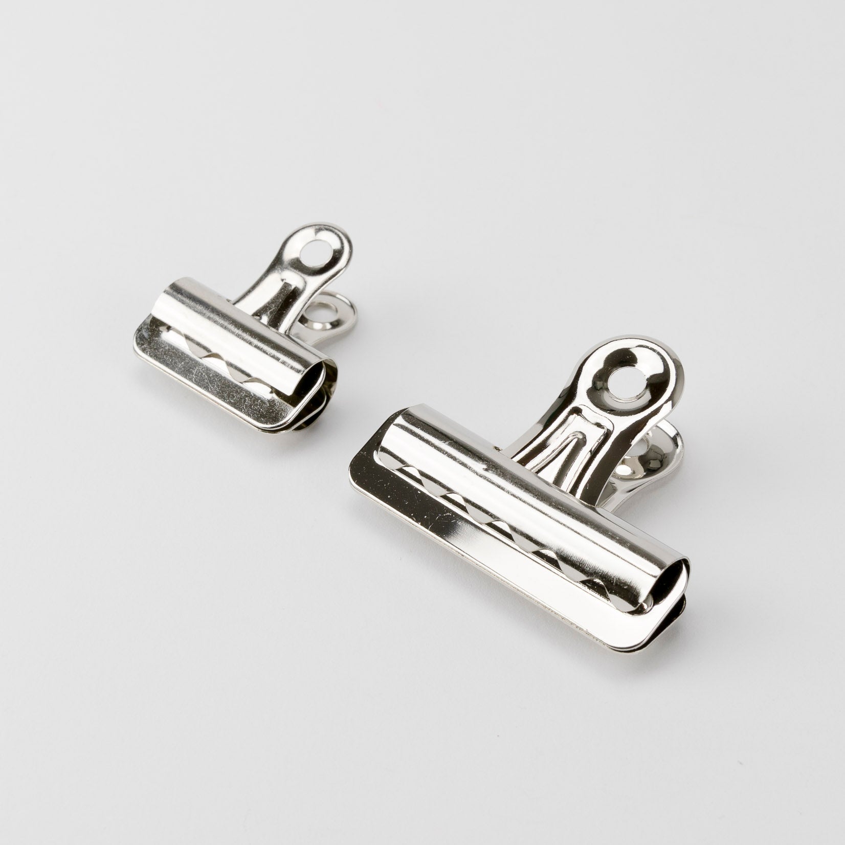 Boston Clip Klammer Bulldog Clip Metallklammer Metallclip silber 55 mm